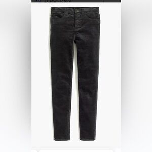 J. Crew Women's black velvet pants